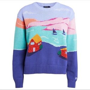 POLO Ralph Lauren Scenic Knit Crewneck Sweater Size XS